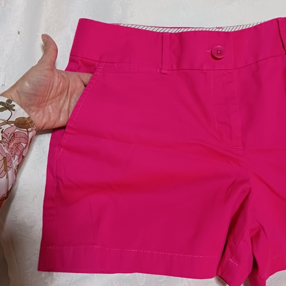 Ann Taylor Loft Size 10 Womens Shorts Chino The Riviera Short Casual Mid… - Picture 4 of 8